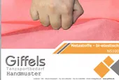Handmuster neuer Netzstoff NS100