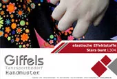 Bestellen Sie ein Handmuster von unserem neuen Stoff Shine Stars