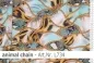 Preview: elastischer Lycrastoff -Badeanzugstoff-Lycra Design animal chain