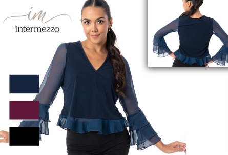 Preview: Bluse mit V-Ausschnitt - Art.6671