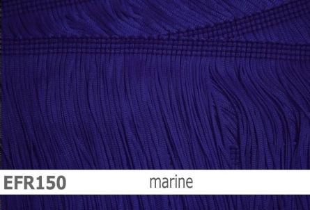Preview: elastische Tactel-Franse 15cm - reduzierte Farben