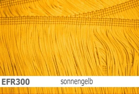 elastische Tactel-Franse 30cm - reduzierte Farben