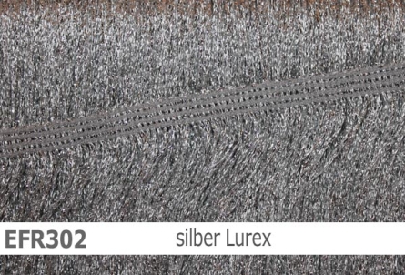 Preview: elastische Lurex-Fransen - 30cm - reduzierte Farben