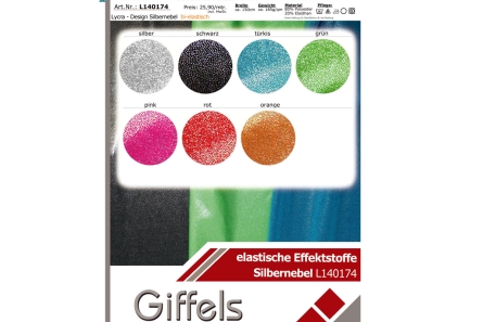 Preview: Lycra - Design Silbernebel