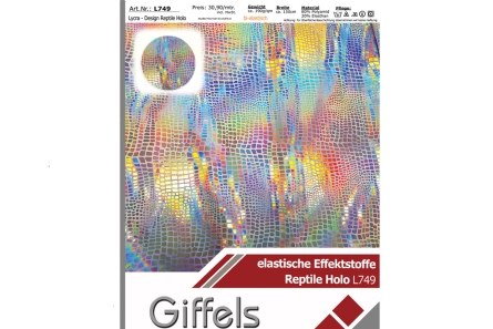 Preview: Lycra - Design Reptile Holo