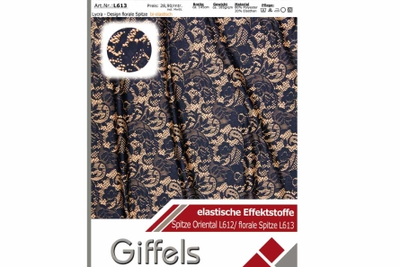 Preview: Lycra - Design Spitze floral L613