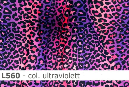 Preview: Lycra Leopard Farbverlauf- L560