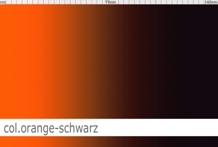 Preview: Lycra mit Farbverlauf- col. schwarz-farbig