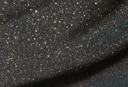 Lycra mit Glitzer - col.schwarz