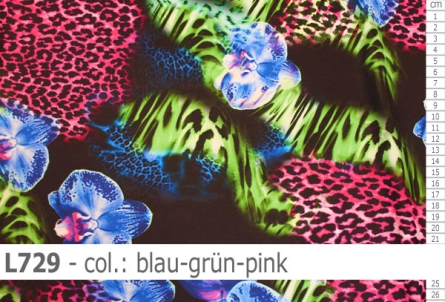 Preview: Lycra Design Orchid animal print