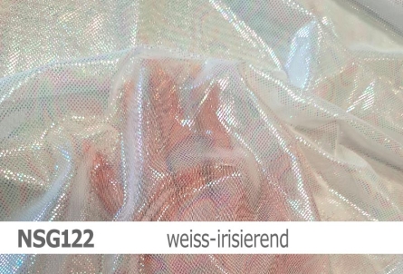 Preview: Stretch net - weicher Netzstoff irisierend