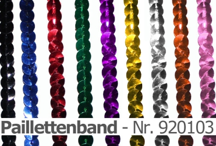 Preview: Paillettenband 1reihig