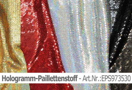 Preview: elastischer Holo-Paillettenstoff