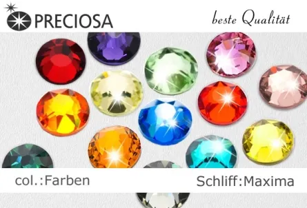 Preciosa MAXIMA Strass SS16/Ø:3,9mm - Farben