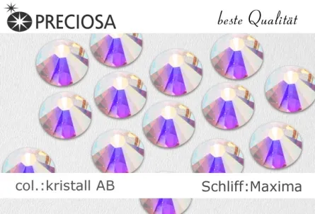 Preciosa MAXIMA HOTFIX Strass SS16/Ø:3,9mm - kristallAB