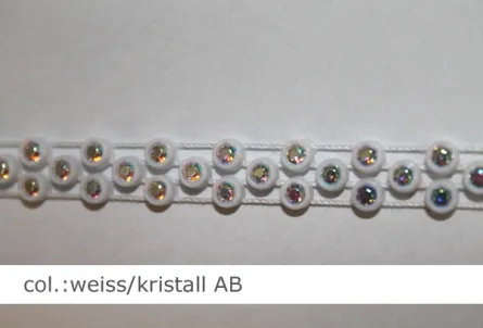 Strassband 3reihig - kristallAB