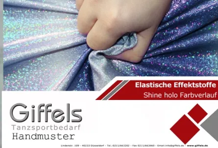 Handmuster - Shine holo Farbverlauf