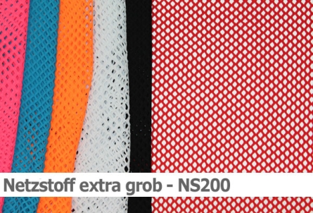 Preview: Netzstoff - extra grob u. regelmäßig