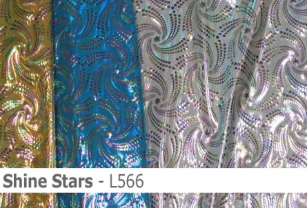 Preview: Lycra - Design Shine Stars