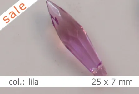 Tropfen - 25x7mm - col.lila