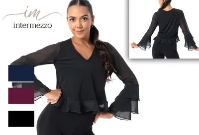 Bluse mit V-Ausschnitt - Art.6671