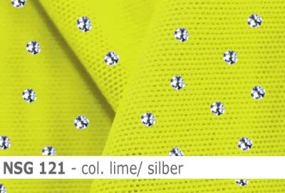 Stretch net - weicher Netzstoff mit Pailletten