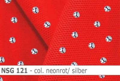 Stretch net - weicher Netzstoff mit Pailletten