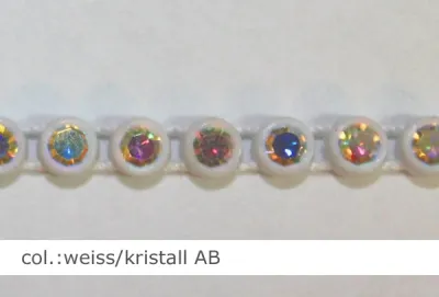 Strassband 1reihig - kristallAB
