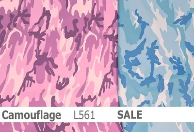 Elastsicher Badeanzugstoff - Lycra Design Camouflage